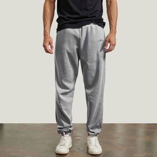 Men's French Terry Joggers - Grey Melange